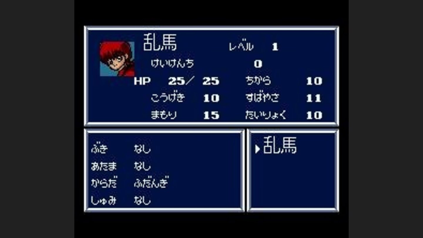 Character information
