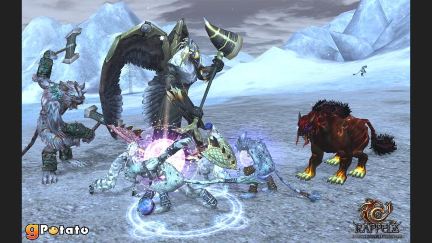RappelzScreenshots aus der siebenten Erweiterung »Breath of Darkness«.