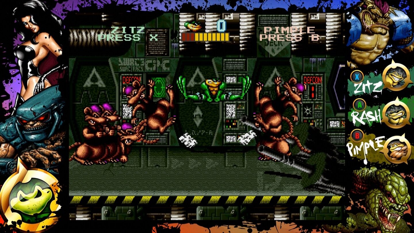 Battletoads Arcade (Arcade, 1994)
Die Automatenversion der Battletoads ist ein etwas abwechslungsarmes Geprügel ohne sonderliche Höhepunkte.
Wertung: ** von ***