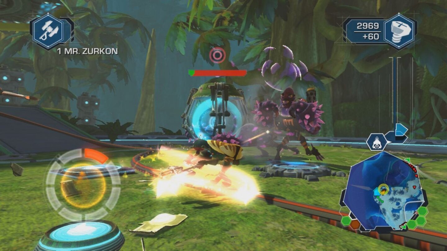Ratchet + Clank: QForceWenn unsere Generatoren angegriffen werden, müssen wir schnell einschreiten.