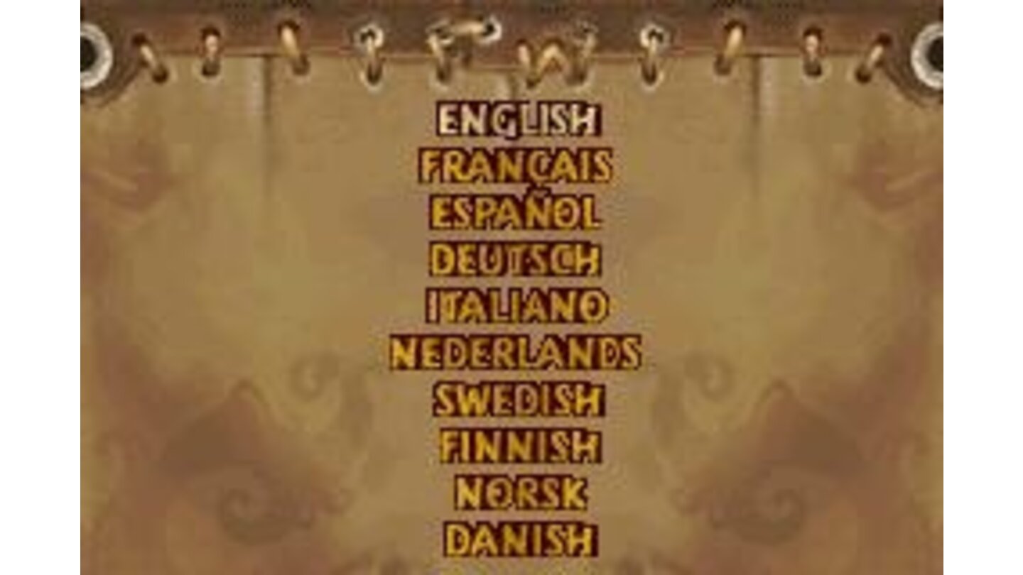 If you go to play the European version, choose between the 10 available languages.