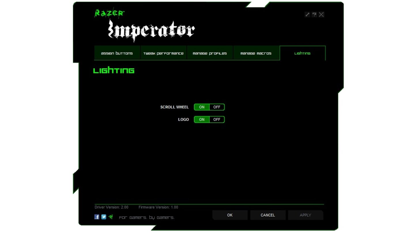 Razer Imperator Driver Lighting