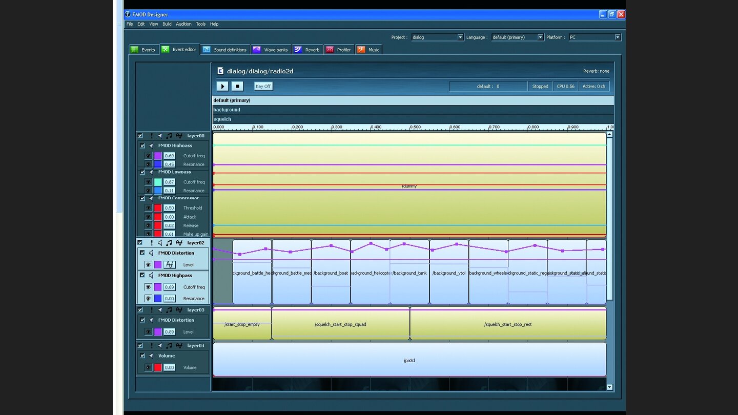 Real time DSP effects for voice processing
