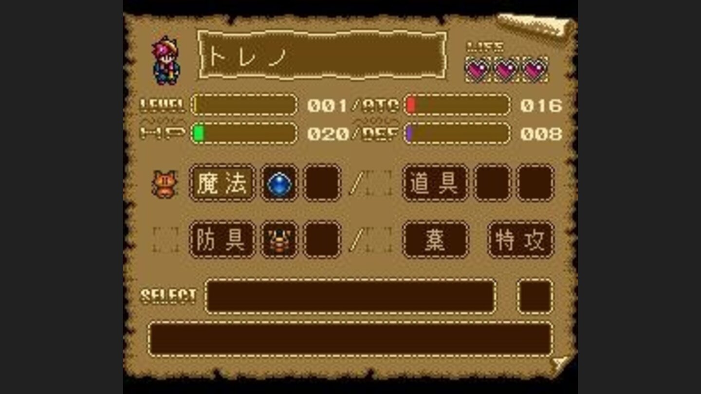 Character information