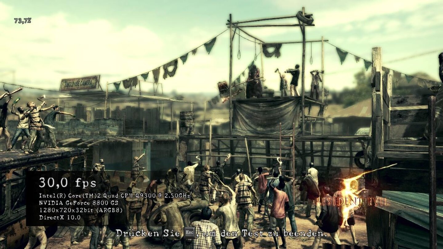 Resident Evil 5 - DX10 Benchmark PC