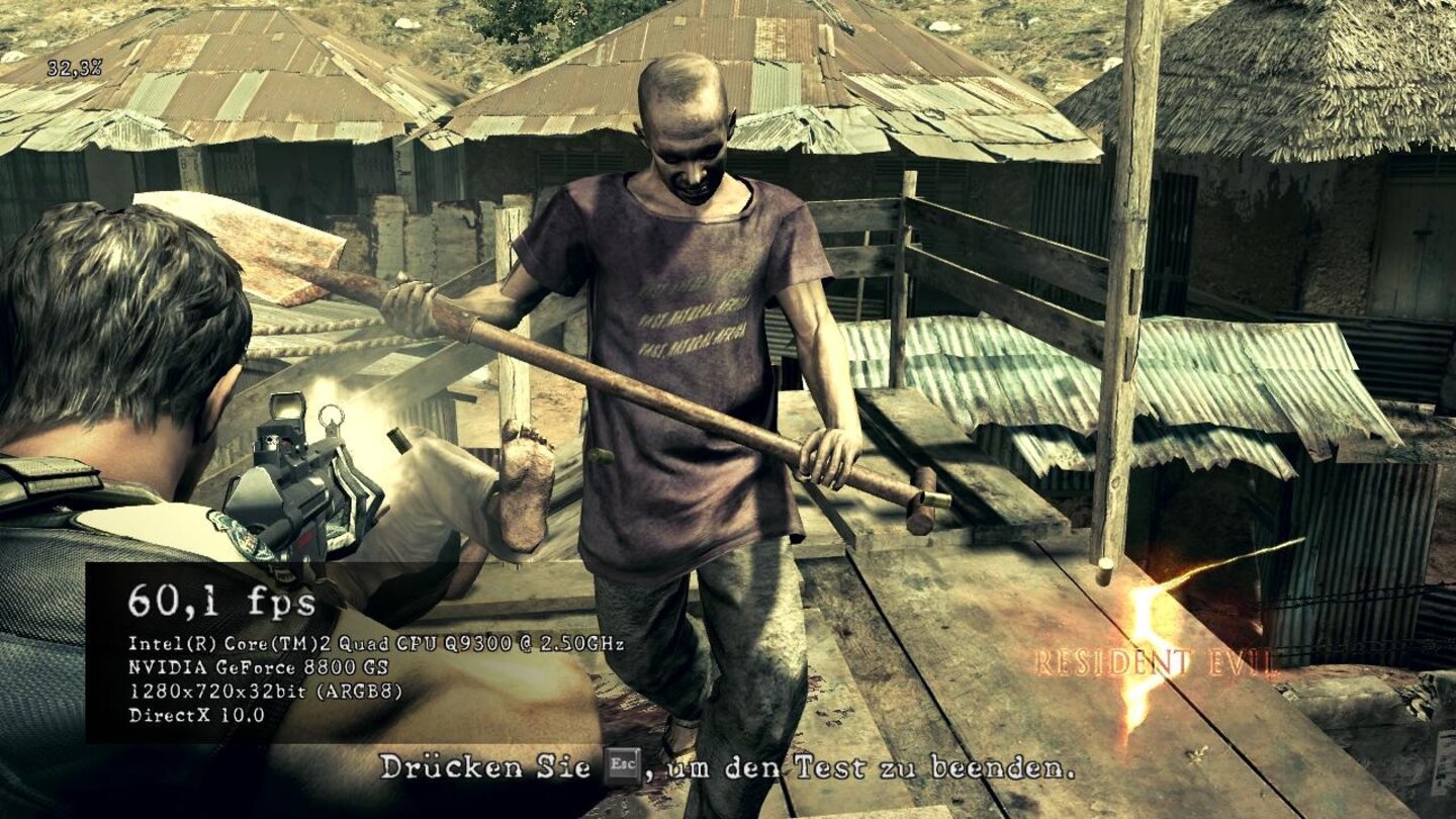 Resident Evil 5 - DX10 Benchmark PC