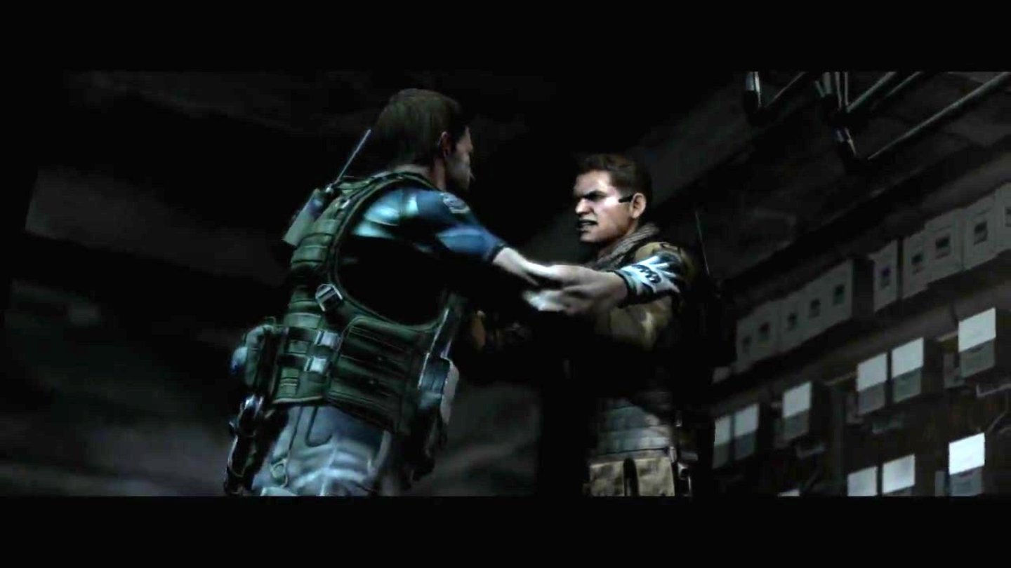 Resident Evil 6 – Trailer-AnalyseWeiterer Ärger droht aus dem eigenen Team. Hier beschuldigt ein Kollege Chris, er würde die Mission »für seine persönliche Rache« auf’s Spiel setzen. Wem es Redfield nach dem Tod von Erzfeind Wesker in Resident Evil 5 noch heimzahlen will, ist bisher unklar.