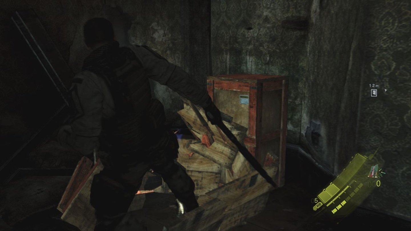 Resident Evil 6In zerstörbaren Kisten sind Munition, Heilkräuter und Fähigkeitspunkte versteckt.