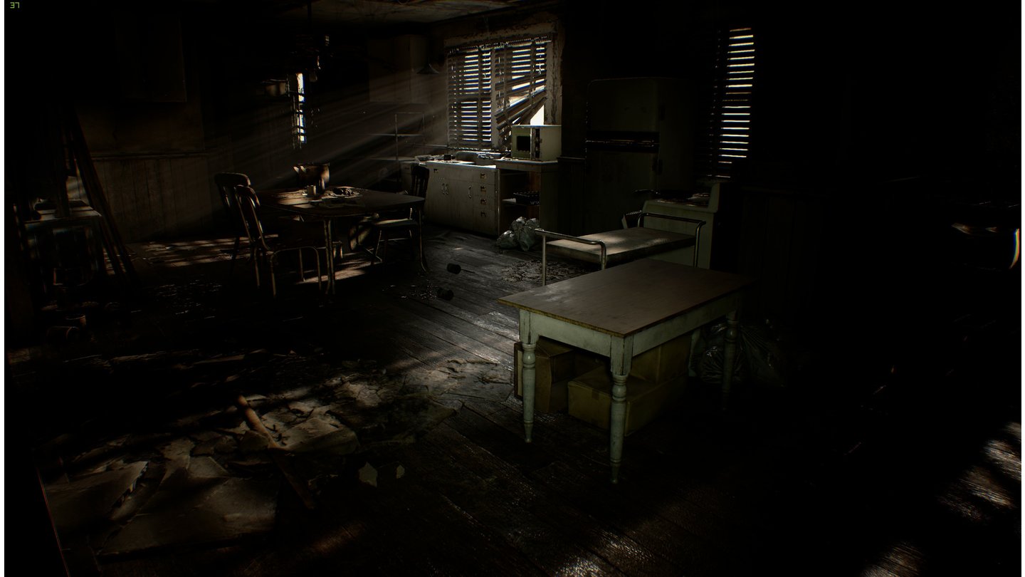 Trotz grafischer Schwächen ist Resident Evil 7 vor allem in seinen düsteren Innenräumen äußerst atmosphärisch.