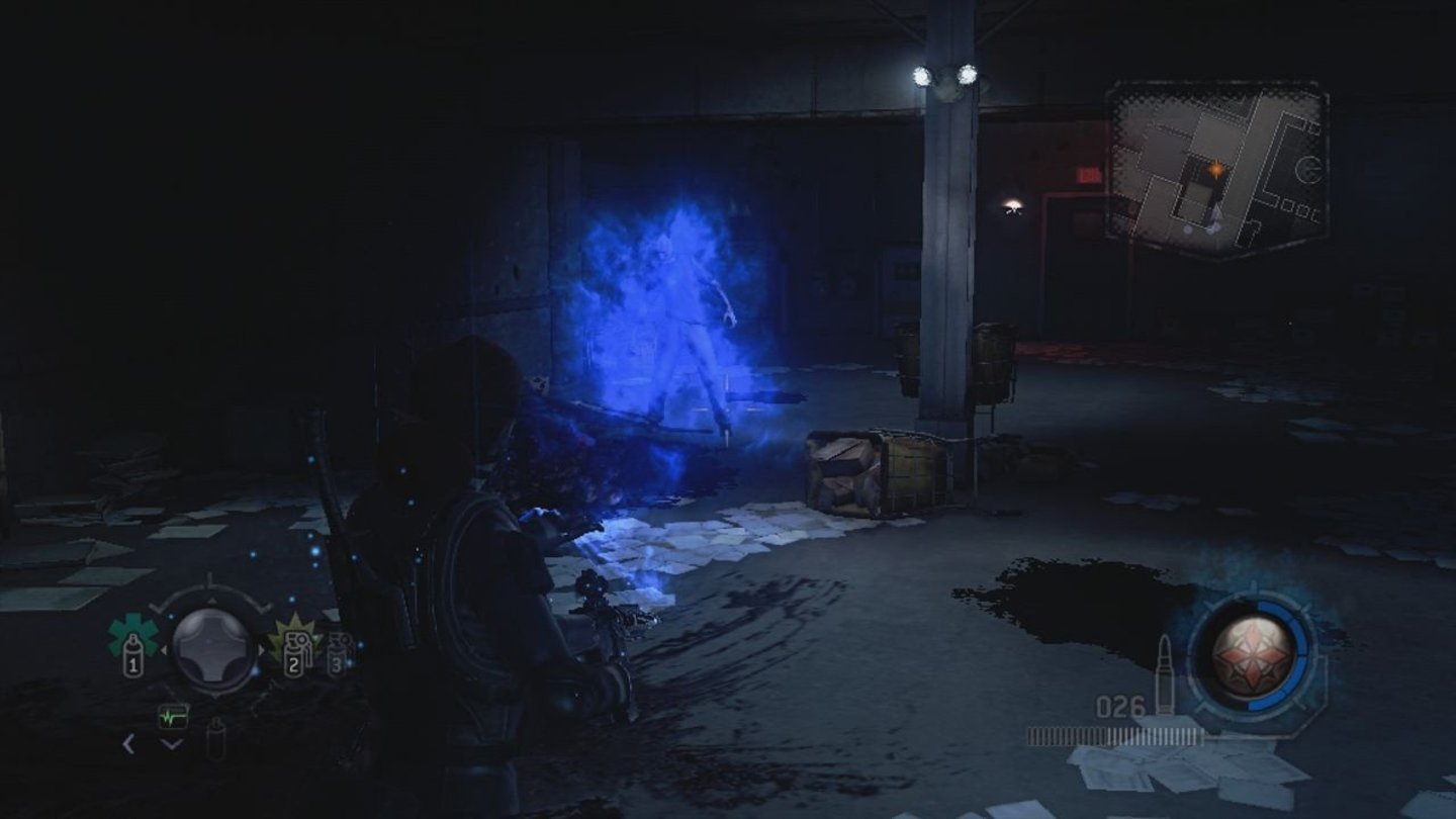 Resident Evil: Operation Raccoon CityDas blaue Antivirus-Spray heilt bei einer Zombieinfektion.