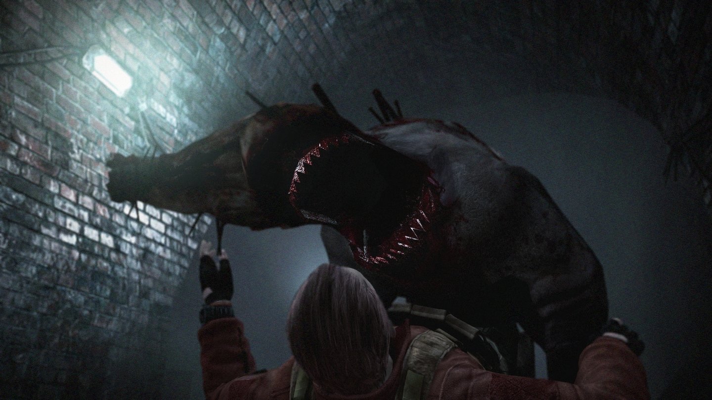 Resident Evil: Revelations 2Originell ist die Szene nicht, in der wir unter Zeitdruck aus einer brennenden Anlage fliehen. Spaß macht sie dennoch.
