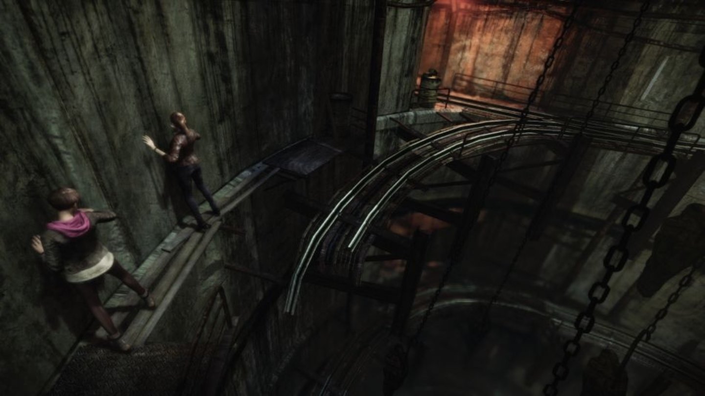Resident Evil: Revelations 2Das neue Resident Evil schraubt den Action-Anteil zurück – vorsichtiges und überlegtes Erkunden der Umgebung ist Pflicht.