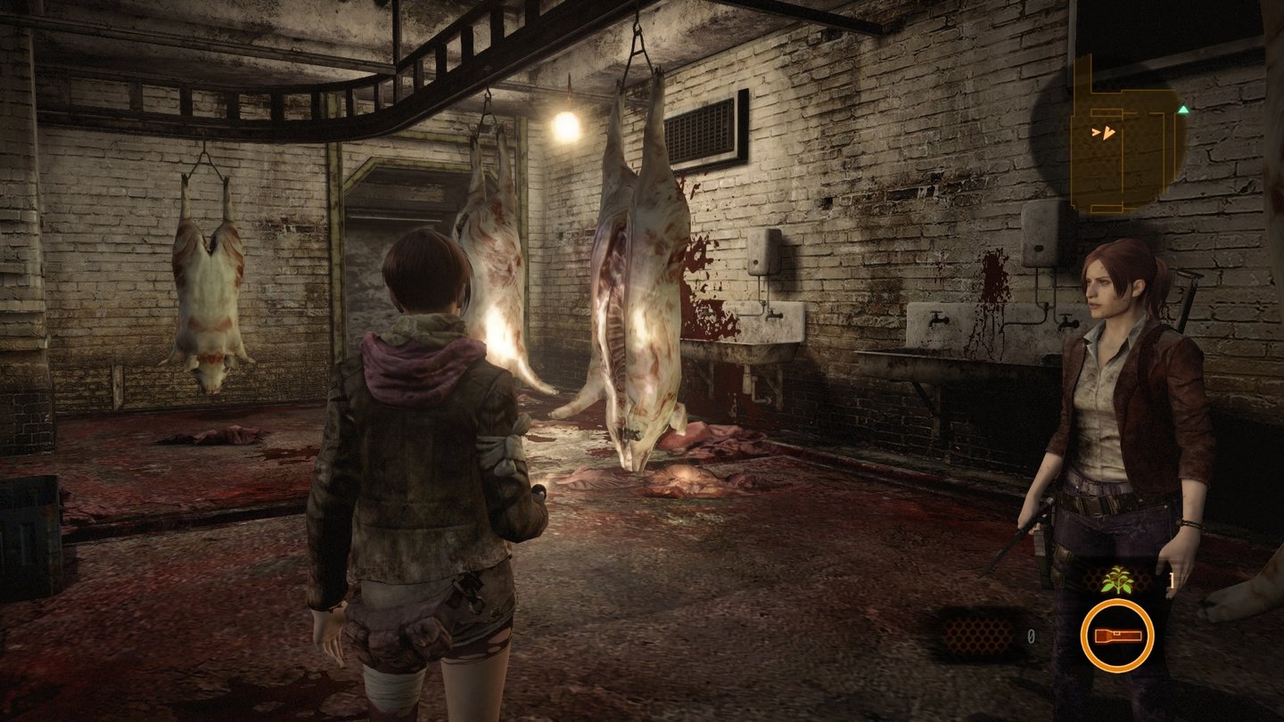Resident Evil: Revelations 2Dieses verwahrloste Schlachthaus ist sicherlich der ekligste Schauplatz im Spiel.