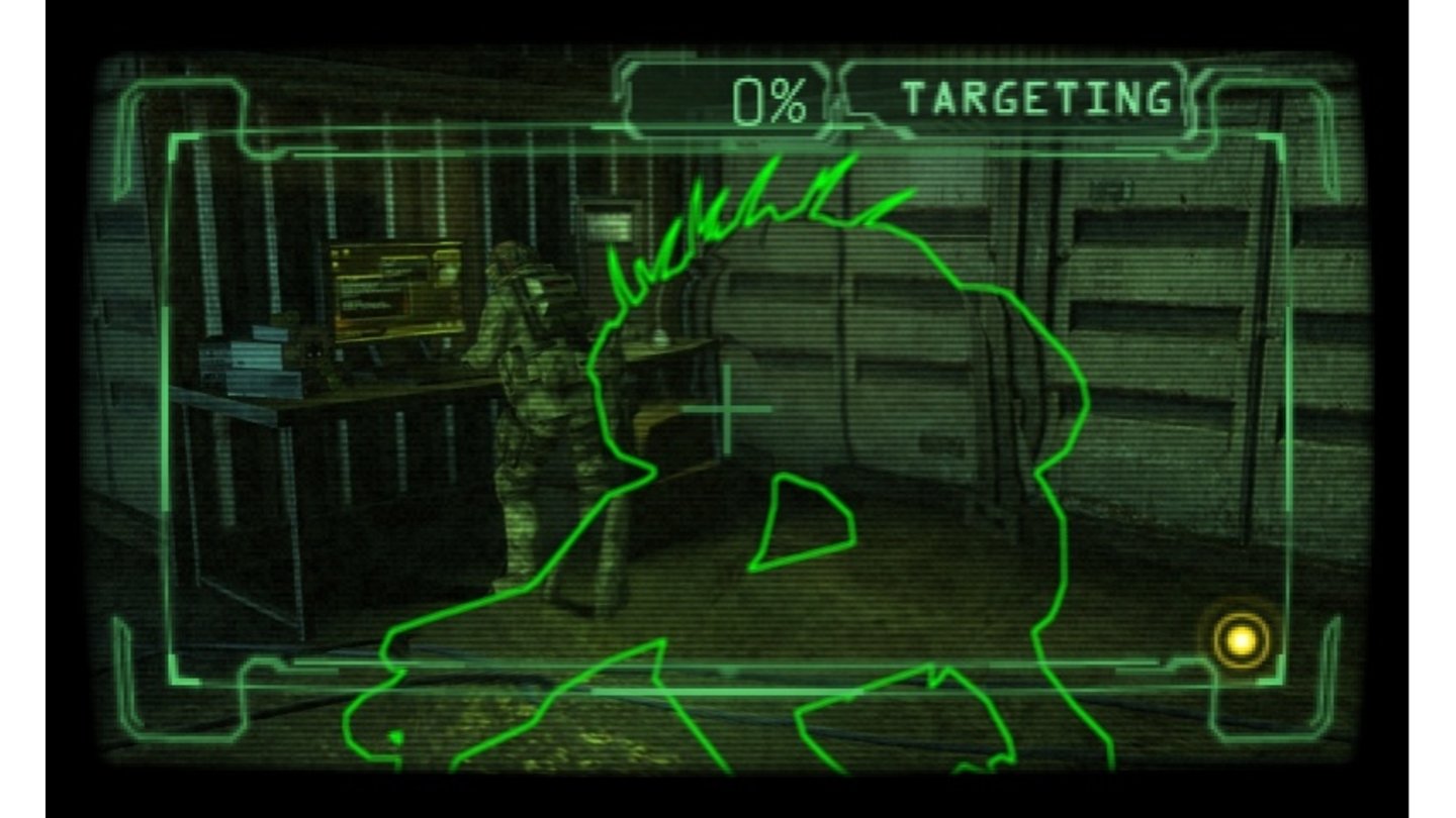 Resident Evil: RevelationsDank des Genesis-Scanners lassen sich auch lebendige Monster untersuchen. Zu nah sollte man dafür aber nicht herangehen.