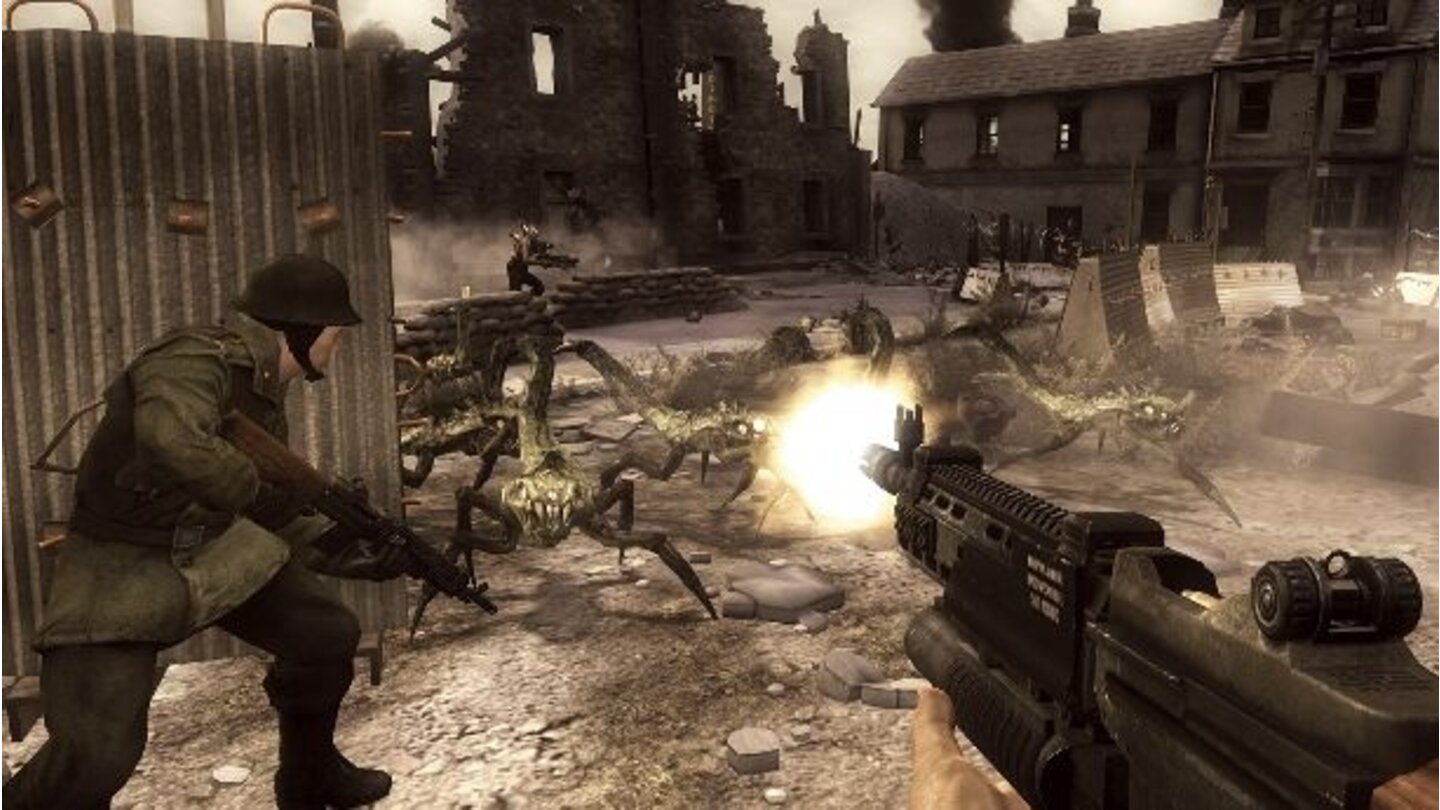 2007 - Resistance: Fall of ManResistance stammt von den Ratchet & Clank-Machern Insomniac Games und gehörte ebenfalls zu den Launch-Titeln der PlayStation 3.