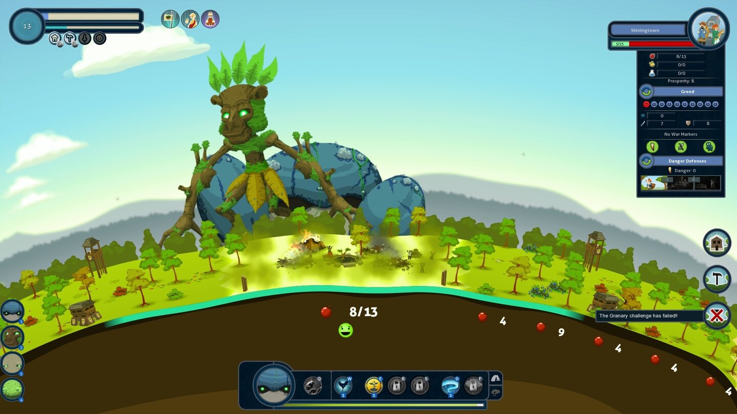 ReusDa wir heute einen schlechten Tag haben, muss Shiningtown leider einem neuen Ozean weichen.