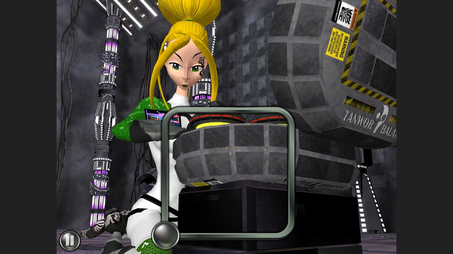  Revolution 60Rotes oder blaues Kabel? Diese Frage braucht sich Holiday nicht zu stellen, stattdessen malen wir ein Quadrat nach.