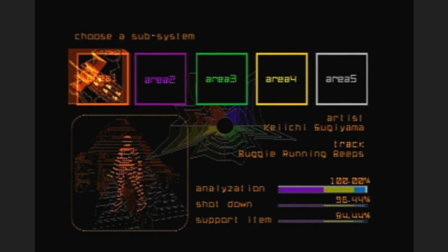 Stage Select screen of Play mode.