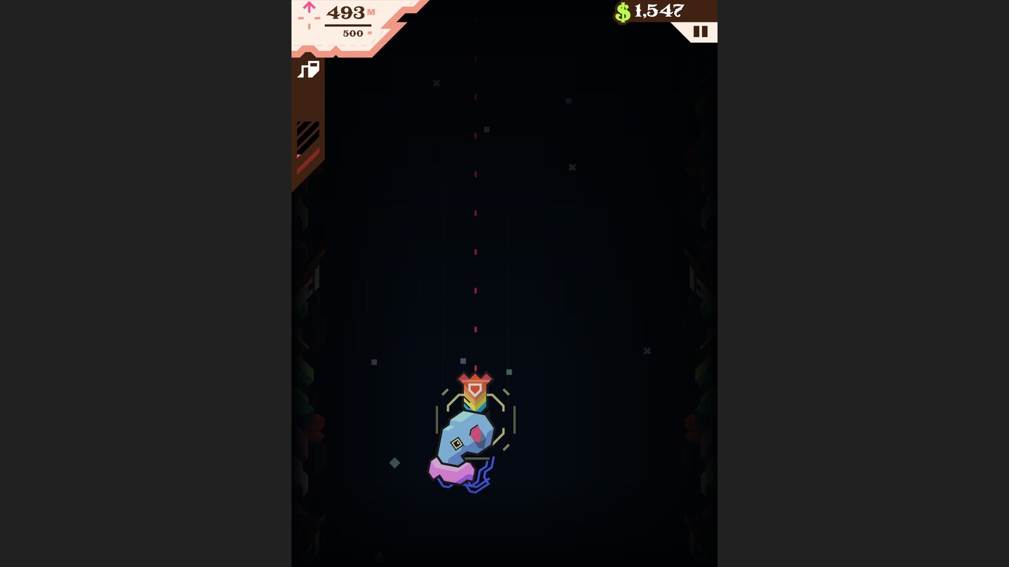 Ridiculous Fishing Ganz unten, am tiefen, dunklen Grund der Levels waren besonders große und wertvolle Fische auf uns.