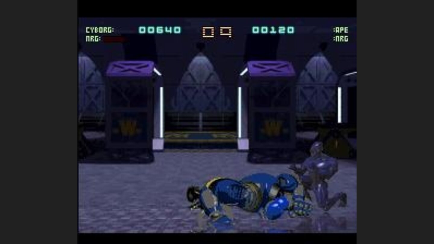 The ape droid smashed up