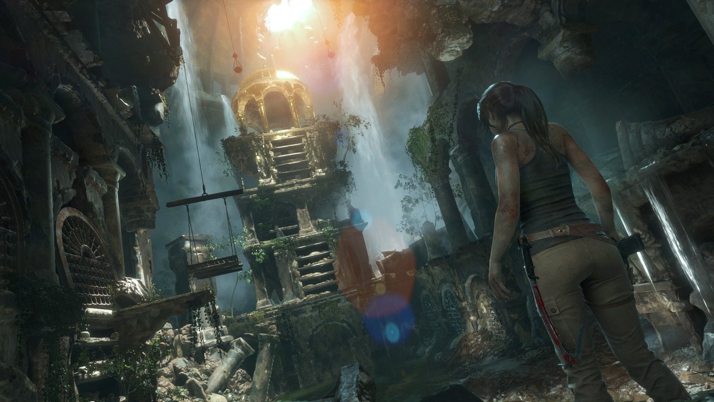 Rise of the Tomb RaiderLaut den Entwicklern soll sich Rise of the Tomb Raider wieder stärker um das Erforschen von Ruinen drehen.