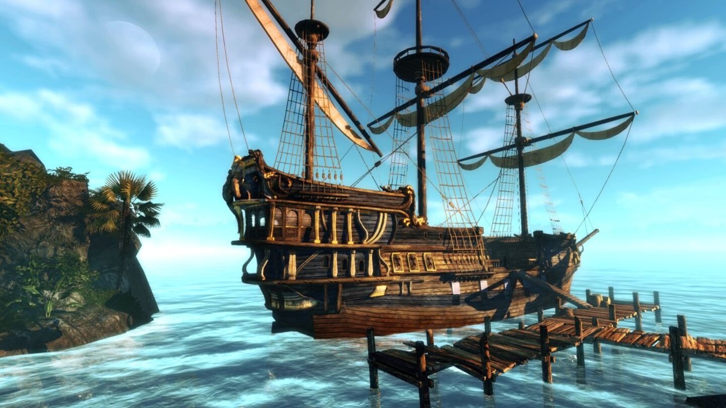 Risen 2: Dark WatersE3-Screenshots unter anderem zu den neu angekündigten Spielerschiffen in Risen 2.