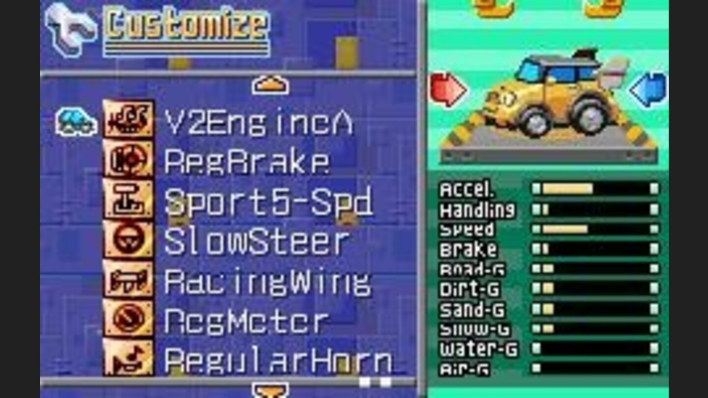 Customize your car with any parts you have or buy