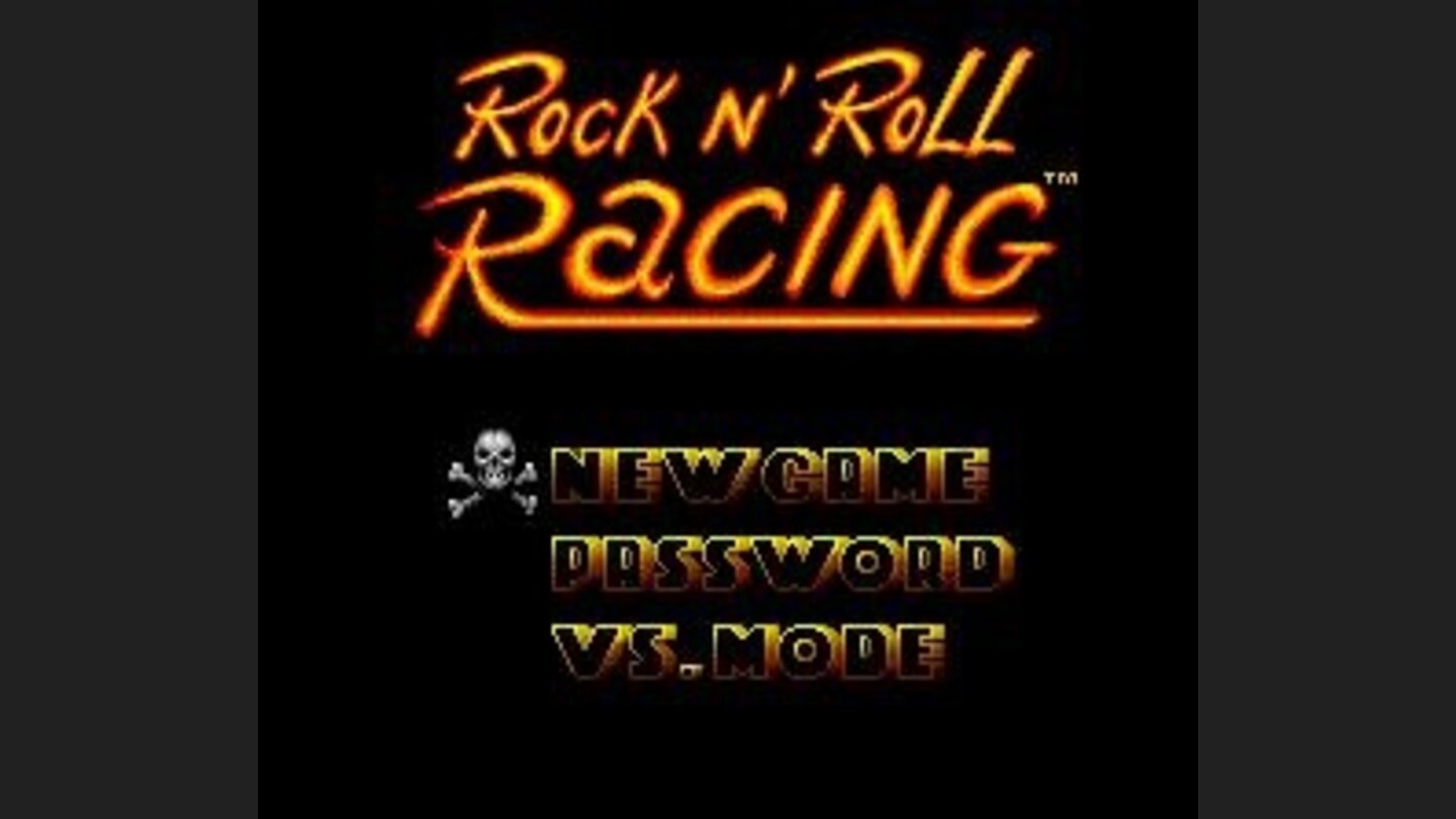 A single menu screen.