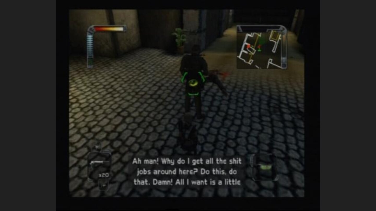 When youre behind an enemy soldier, you can pickpocket him or perform a bone crushing combos