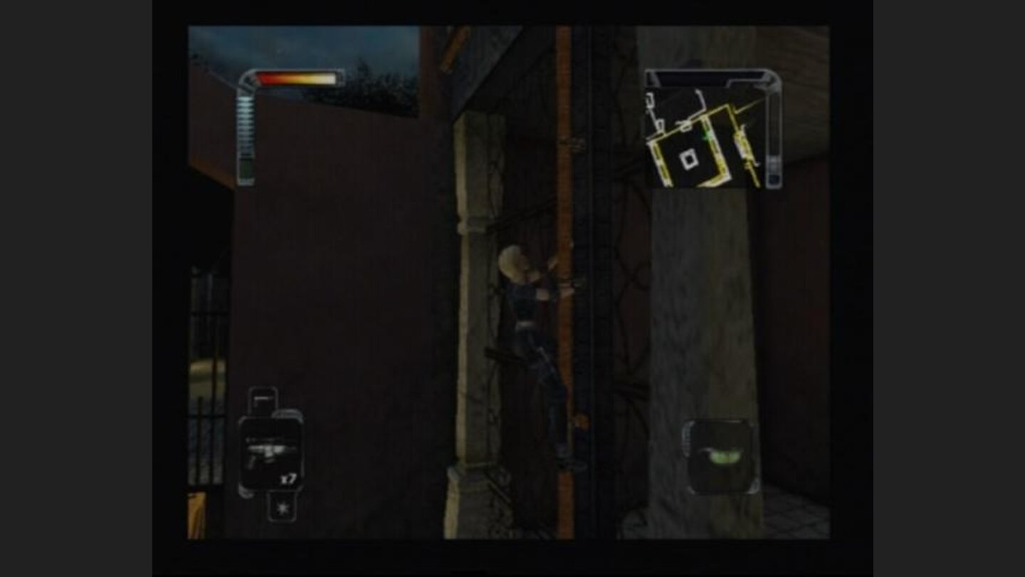 Climbing the pipes is just one of the things Nikki can do