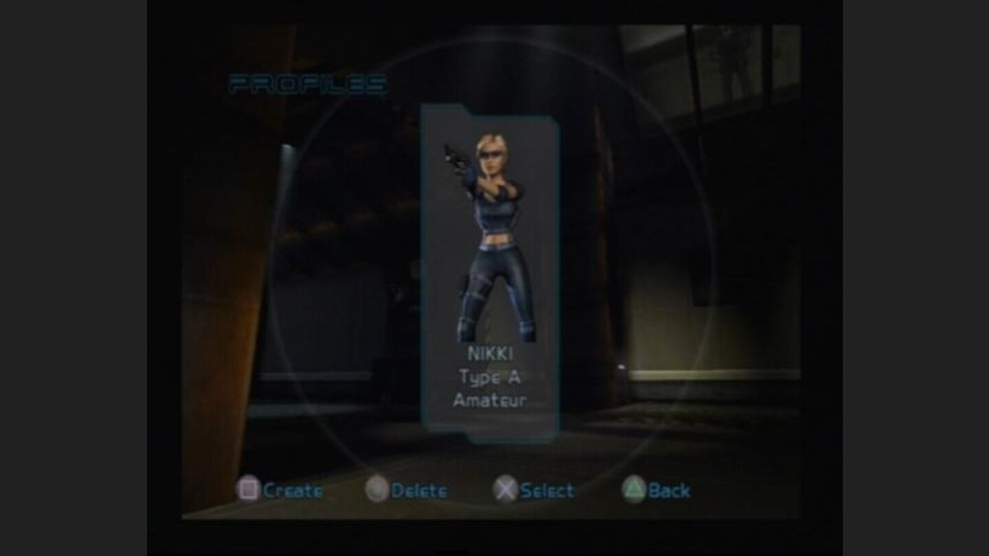 To start the new game, you have to create a character profile