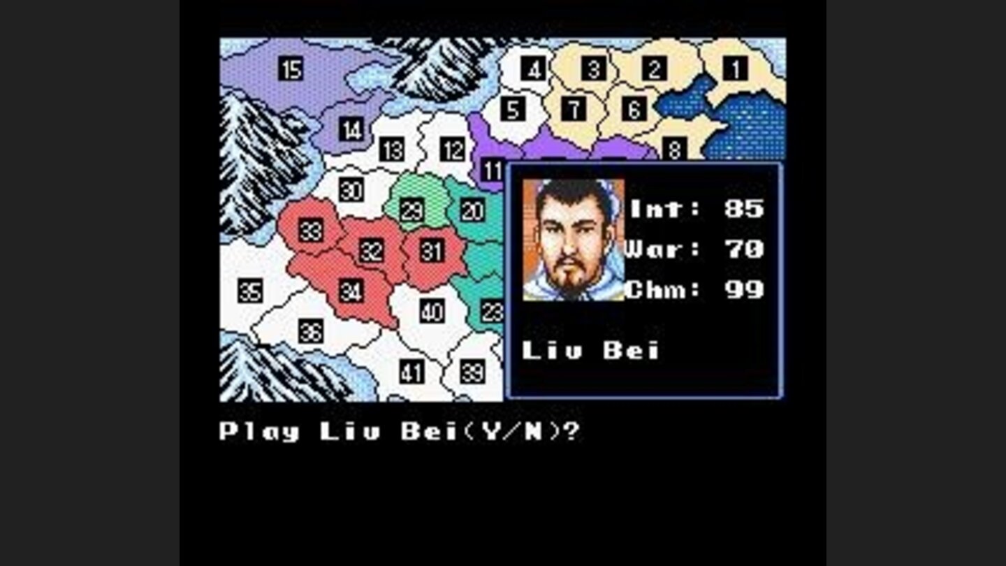 Playing as Liu Bei