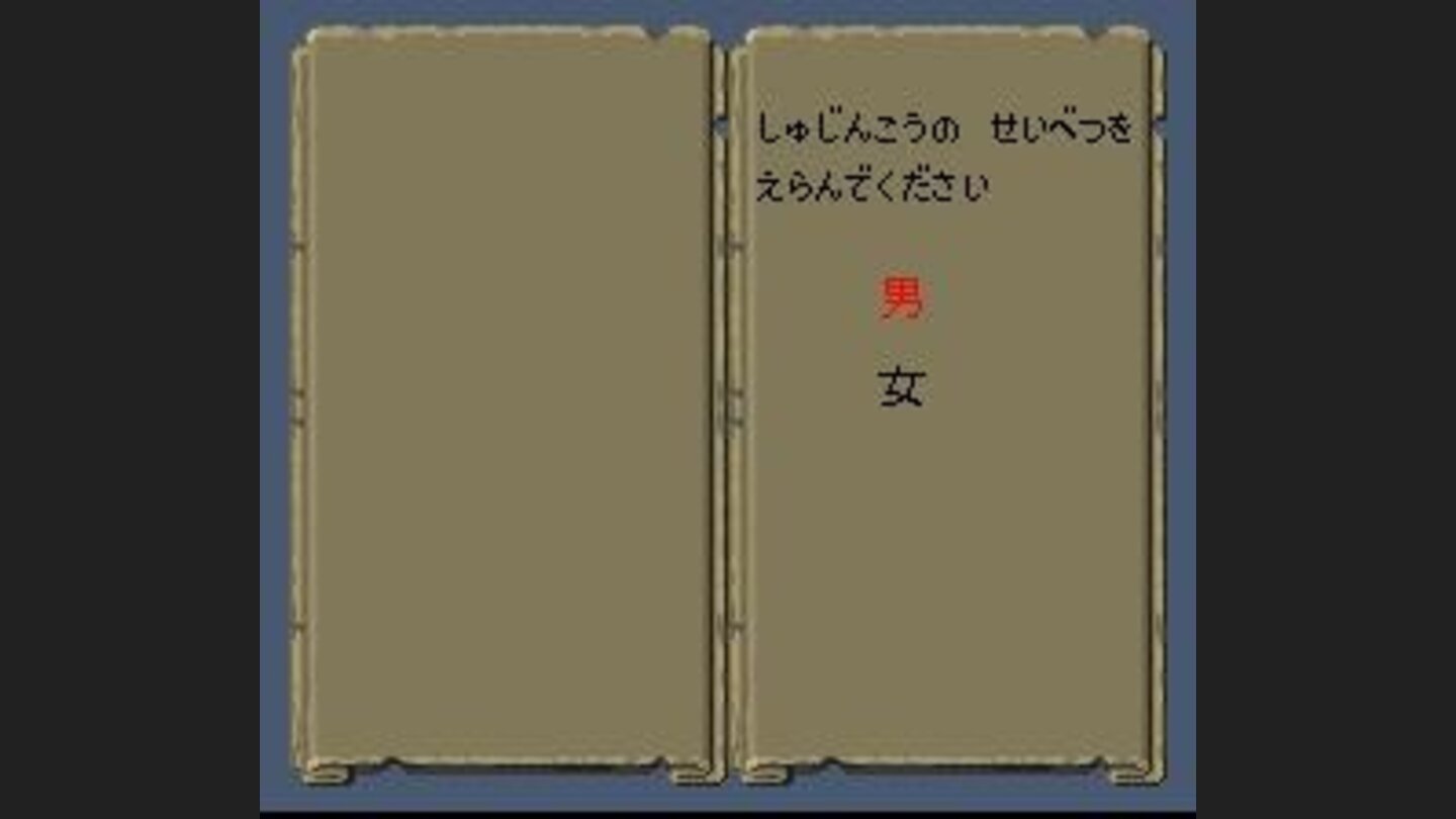 learn classic Chinese signs: the highlighted one is man, the onw below is woman. Which means - choose your gender in the game. Simple, huh? ;)