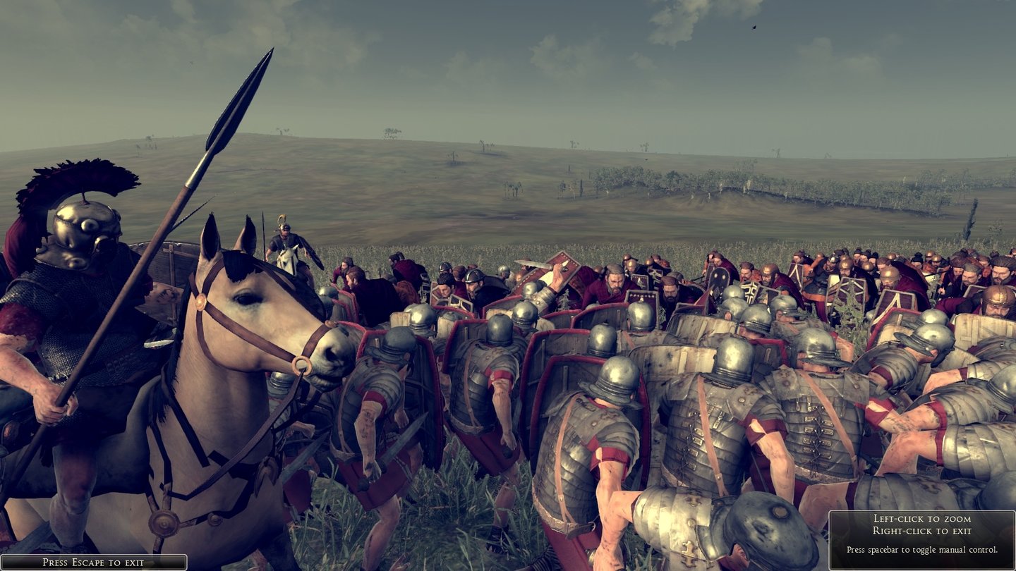 Total War: Rome 2Die Animationen im Nahkampf, das Gedränge, Gebrüll und Geschiebe sind beeindruckend.