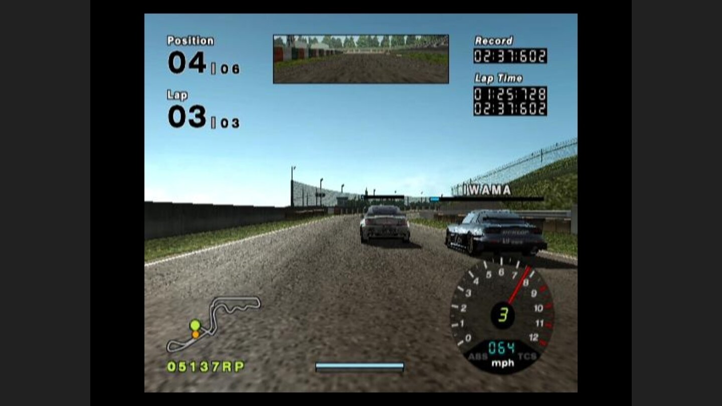 Racing with a first person perspective