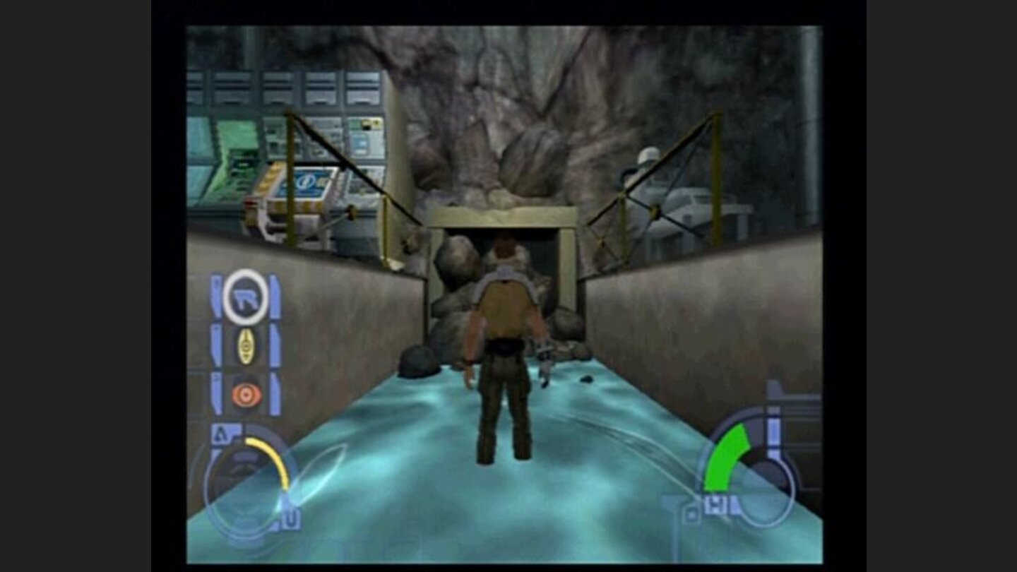 Hmm, looks like these rocks are blocking the way and I just dont have grenade strong enough to clear it, but what if....