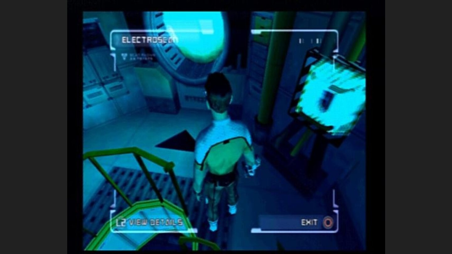 Electroscan will highlight all objects you can take or interact with.