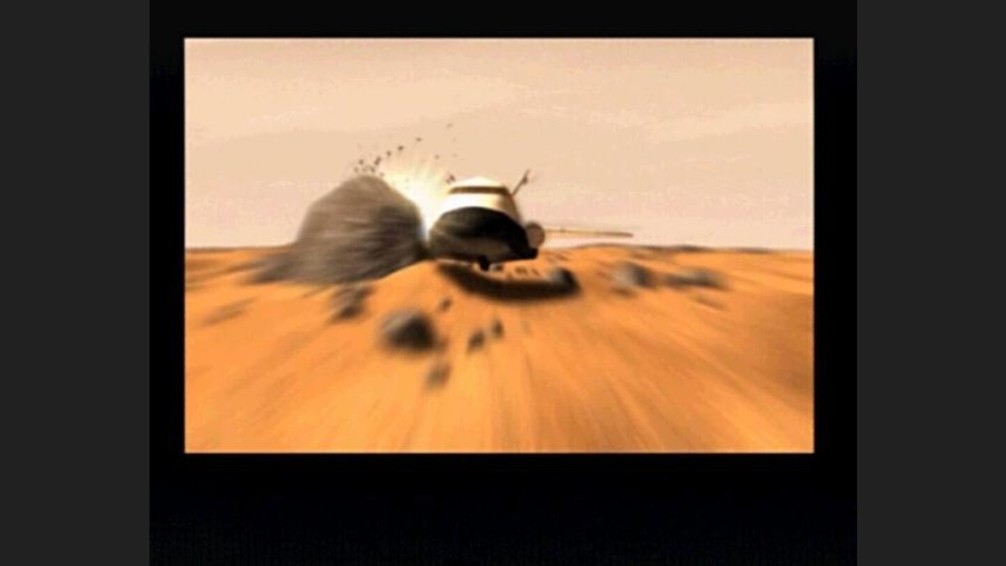 Landing on Mars... or better say, crashing.