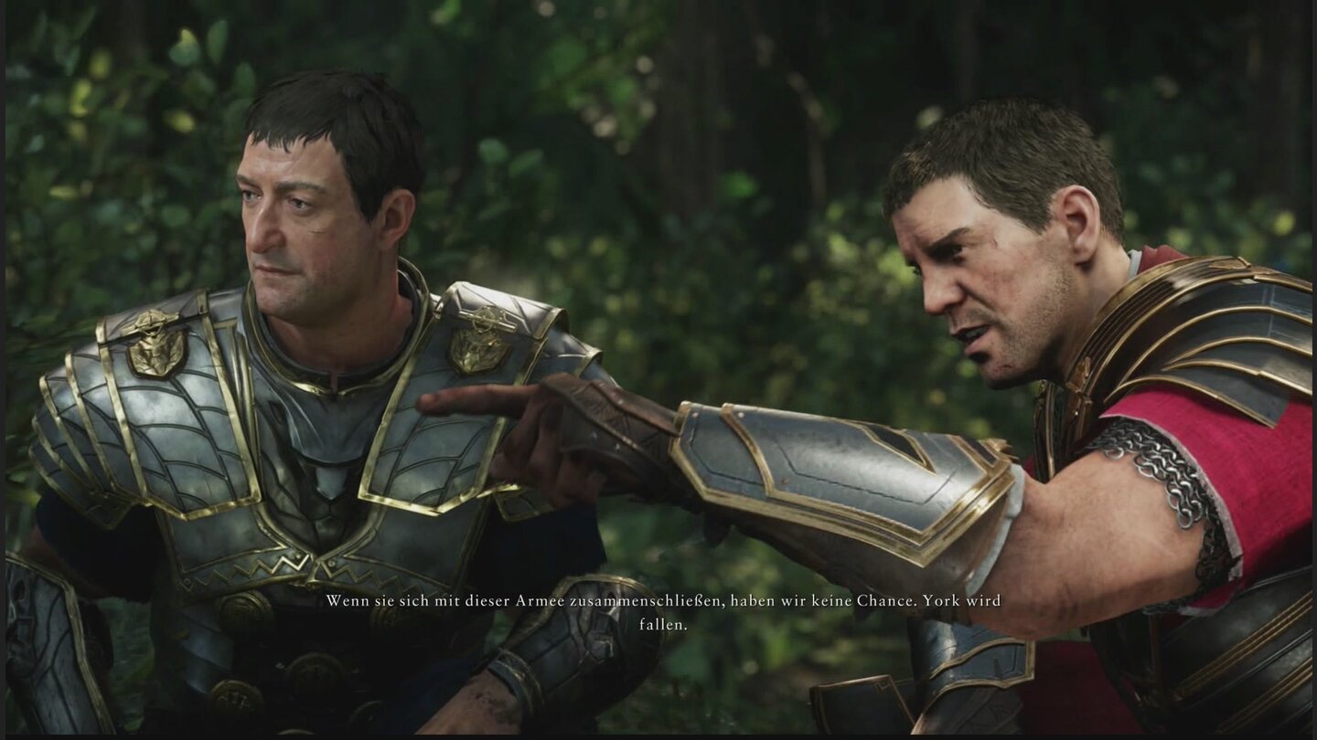 Ryse: Son of Rome - Eigene ScreenshotsDie Zwischensequenzen wurden per Motion-Capture mit echten Schauspielern aufgenommen, sind aber in der Spielgrafik gerendert.