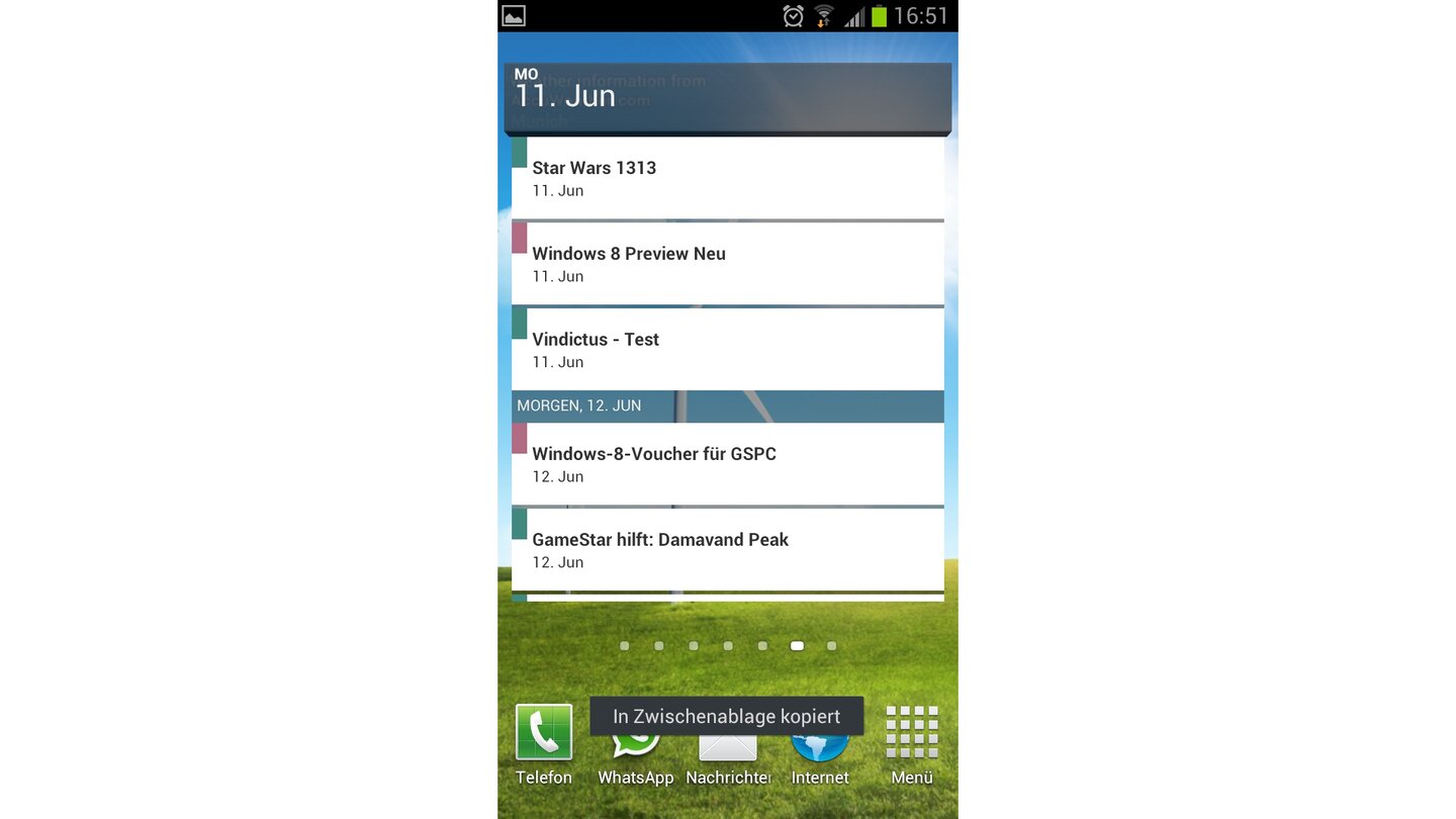 Samsung Galaxy S3 Screenshots