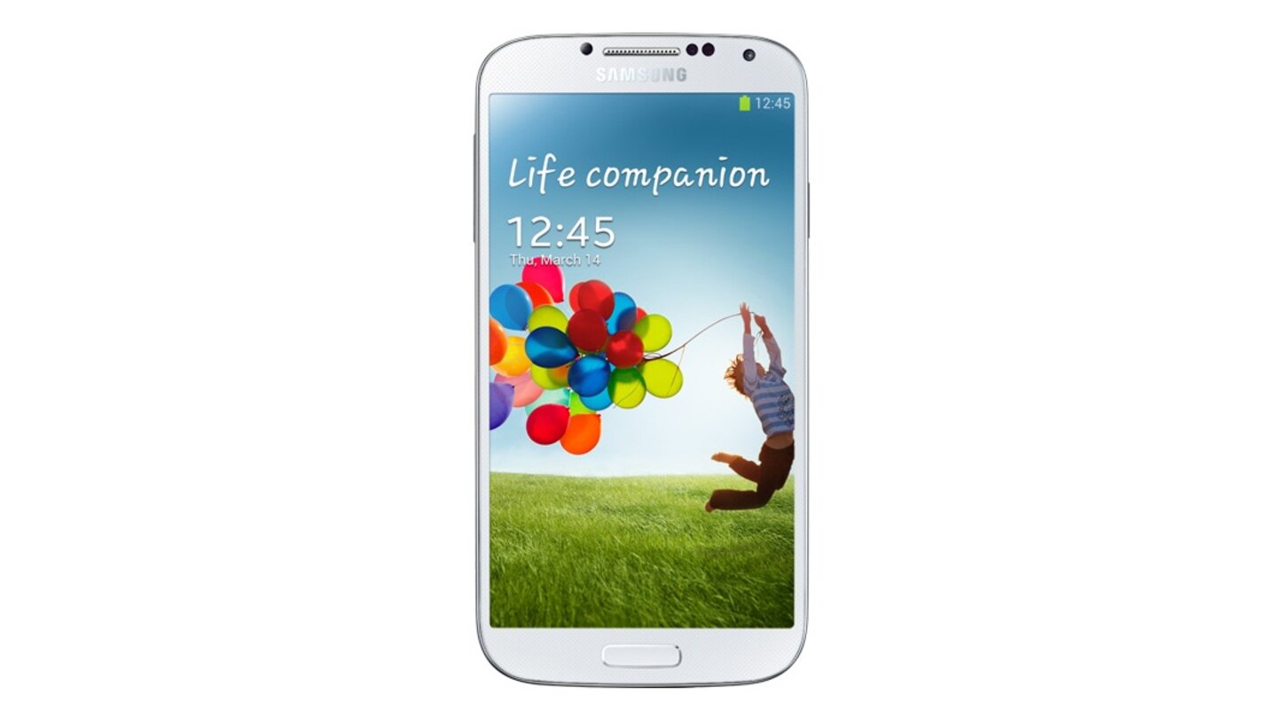 Samsung Galaxy S4 Front weiss