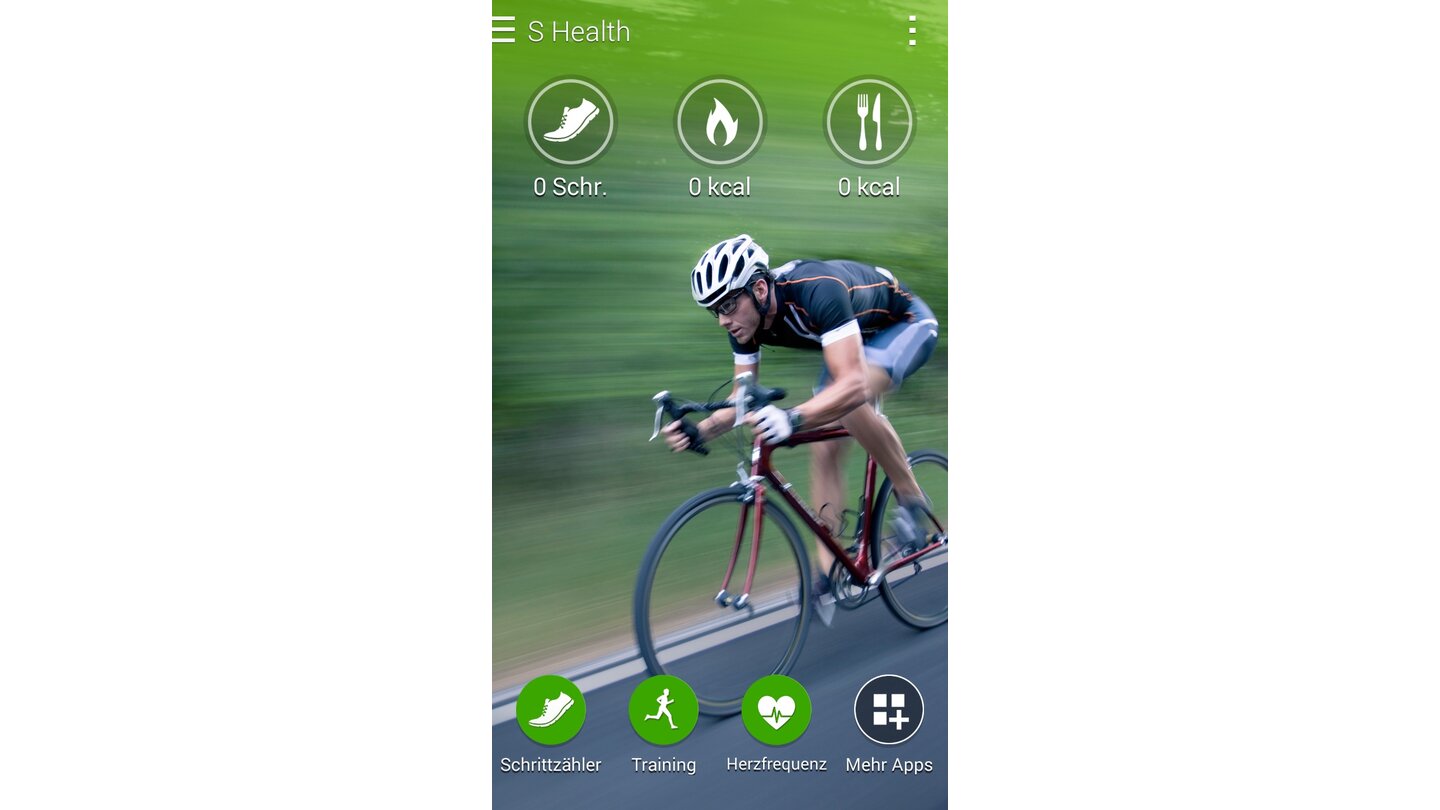 Samsung konzentriert sich auf zahlreiche Fitness-Anwendungen.