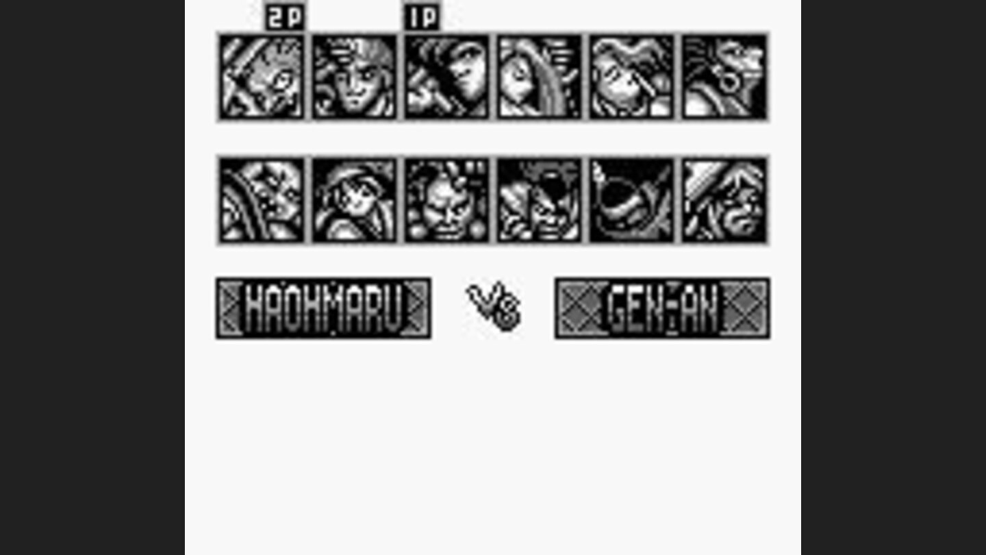 Character select screen