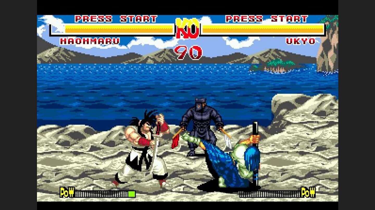 Haohmaru Defends an Attack