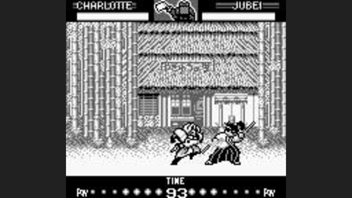 The environment: a peaceful bamboo forest... Peaceful? With a fight in course?!?