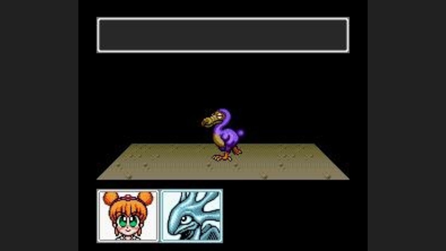 Fighting a violet guy on the overwolrd map