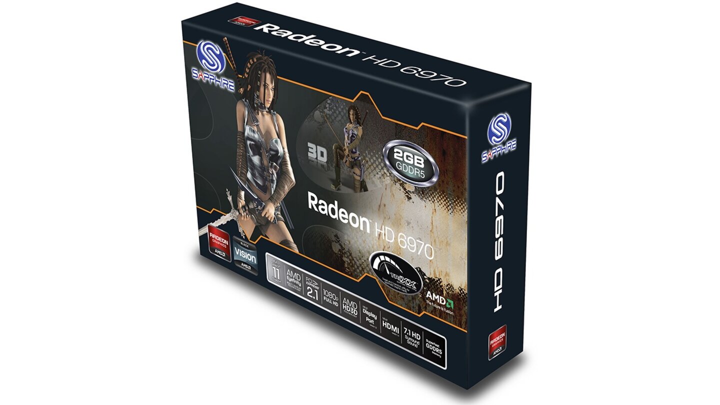 Sapphire Radeon HD 6970 mit Drehschalter