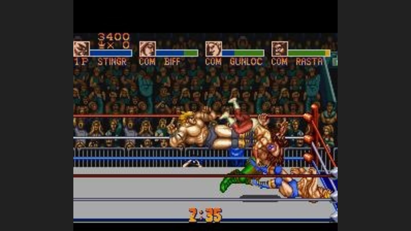 Lots of action in the ring!