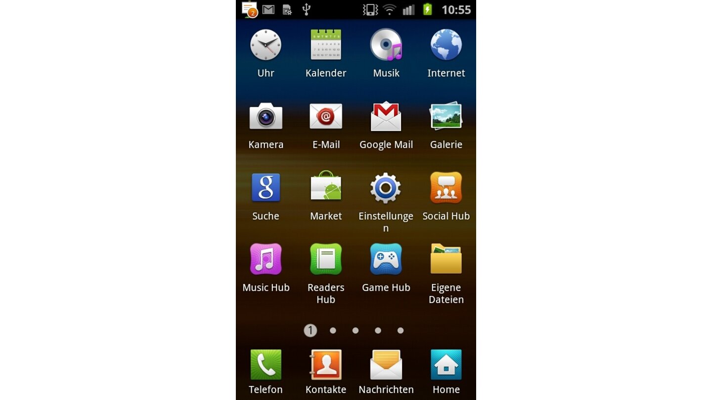 TouchWiz 4.0 - App-Menü