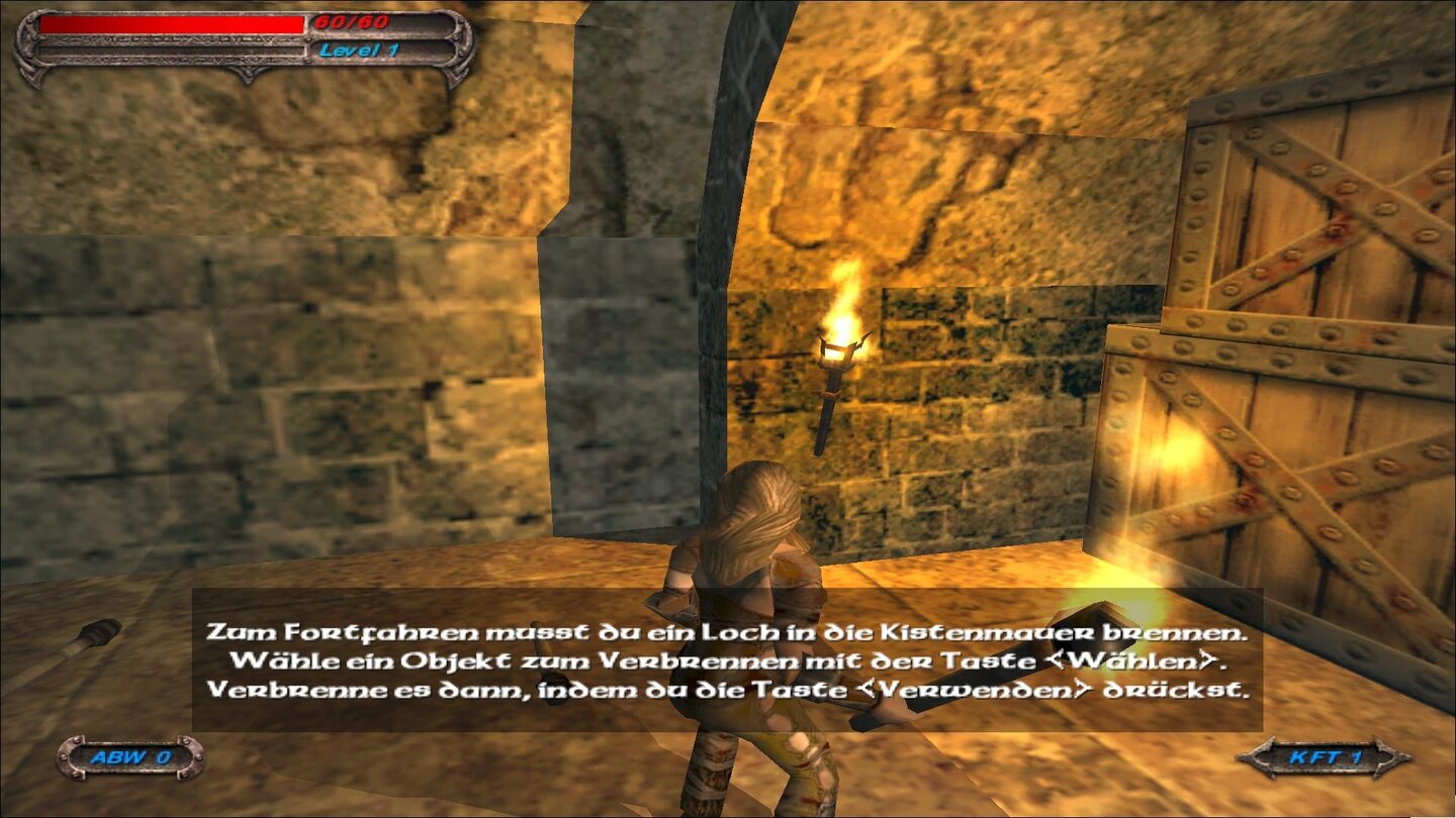 Schattendarstellung in Severance: Blade of Darkness